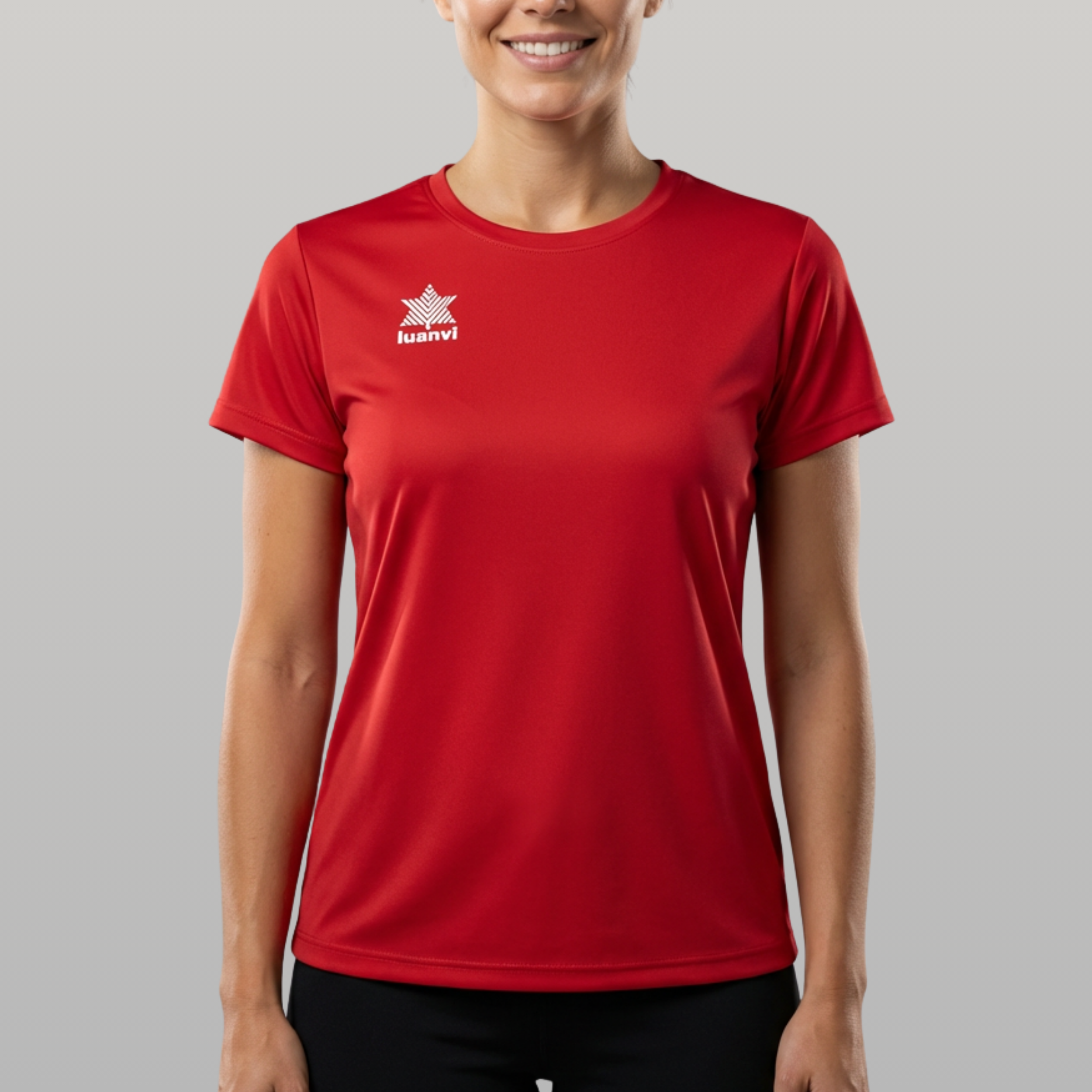 Camiseta Pol Sra - Rojo