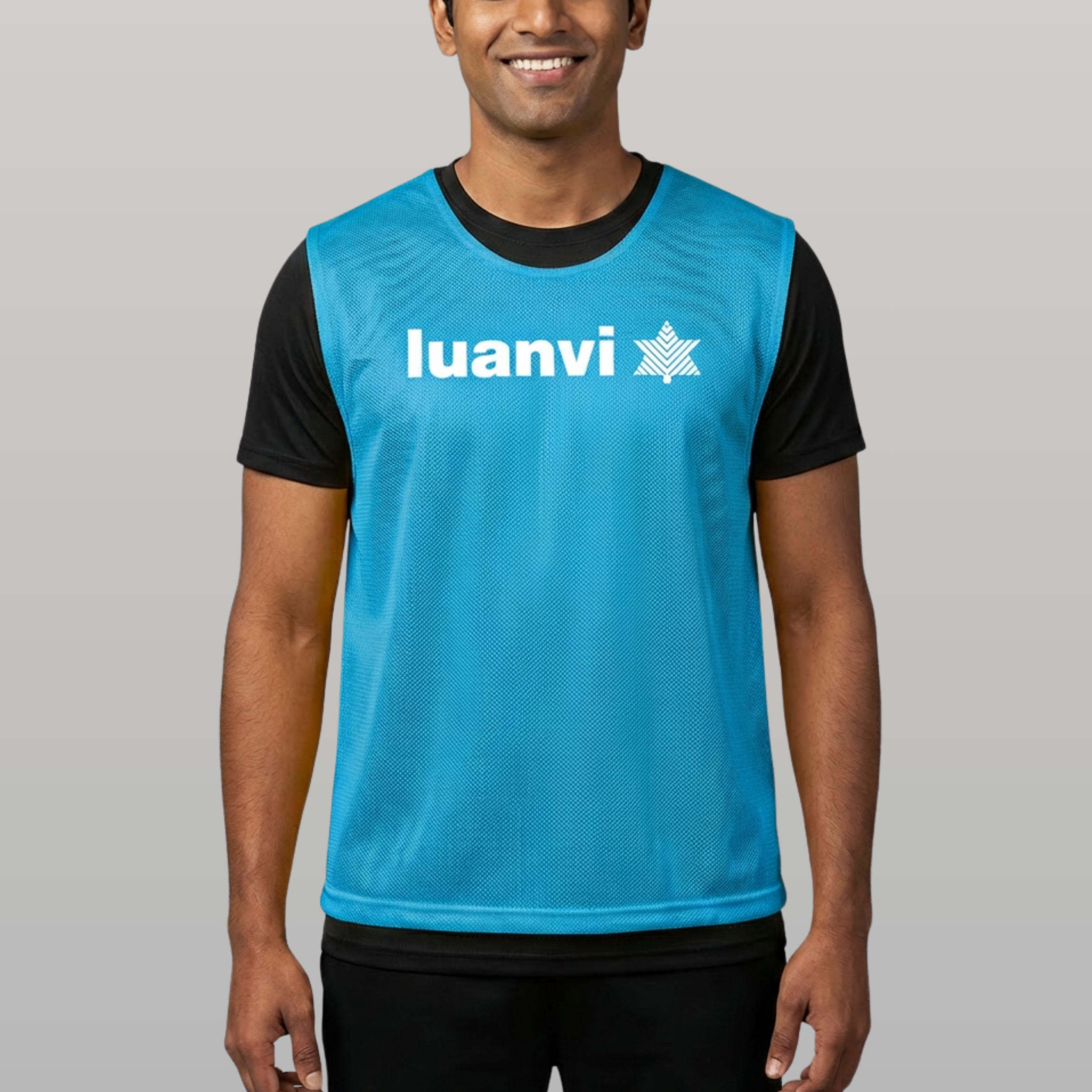 Pack de 5 Petos - Azul Flúor