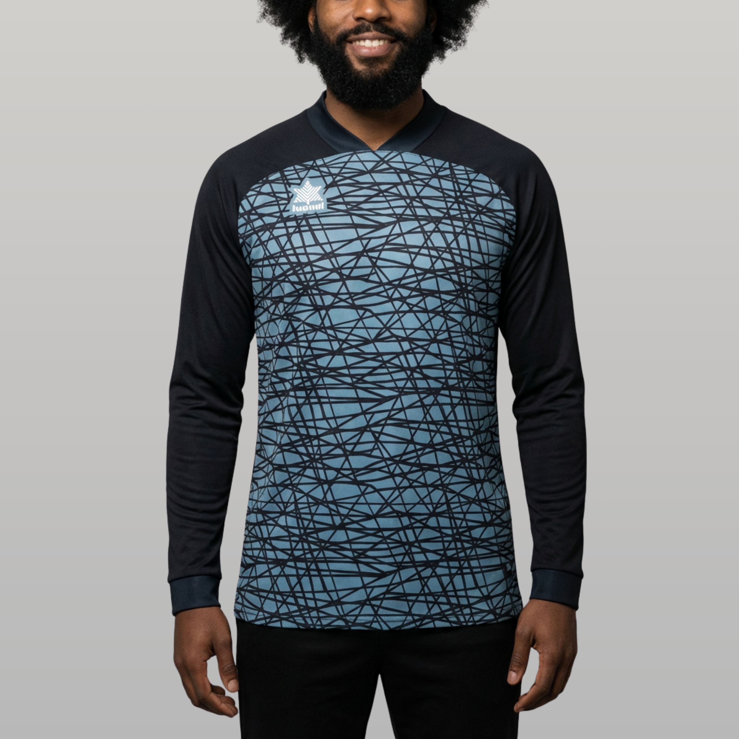 Camiseta de Portero Santos - Gris/Negro