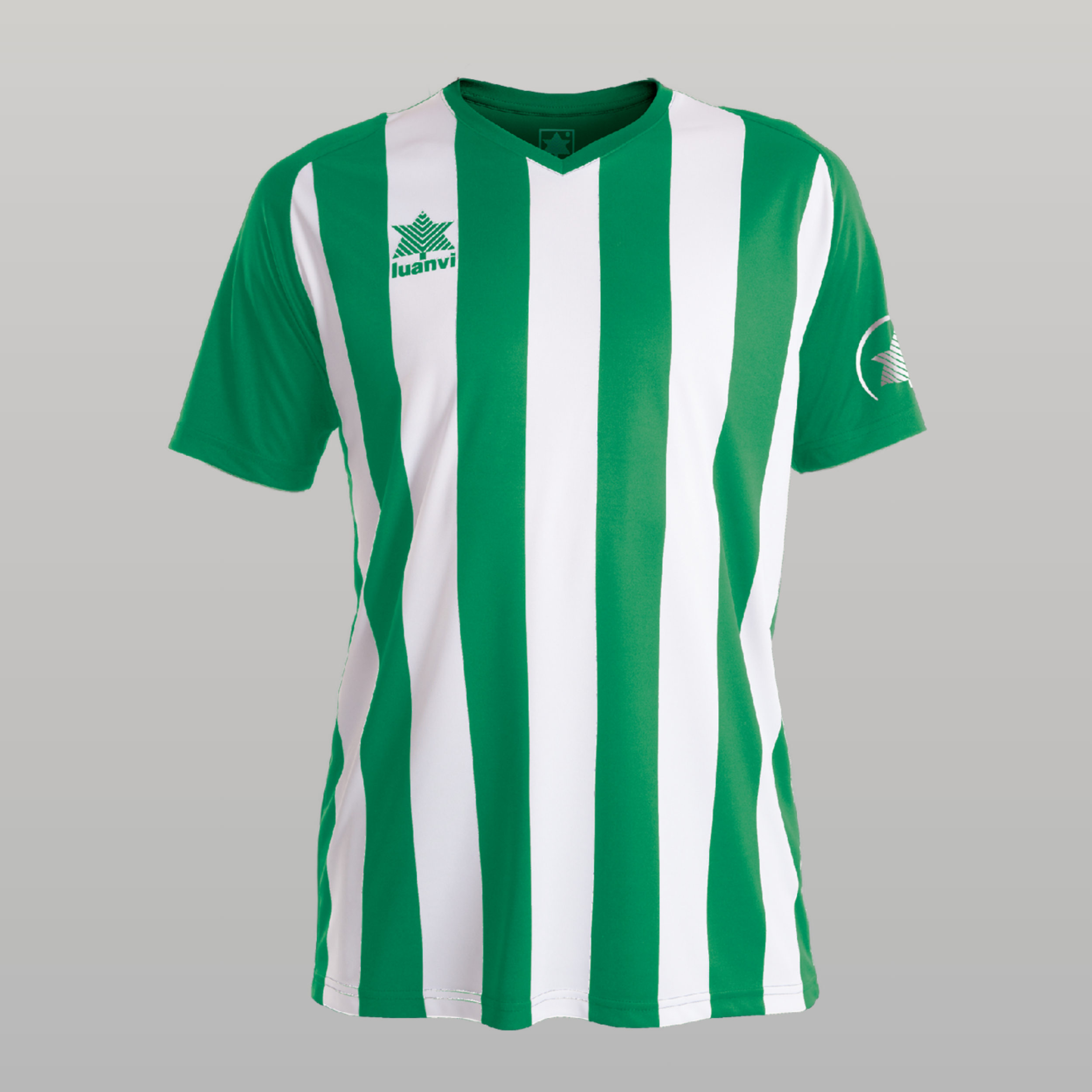 Camiseta New Listada - Verde/Blanco