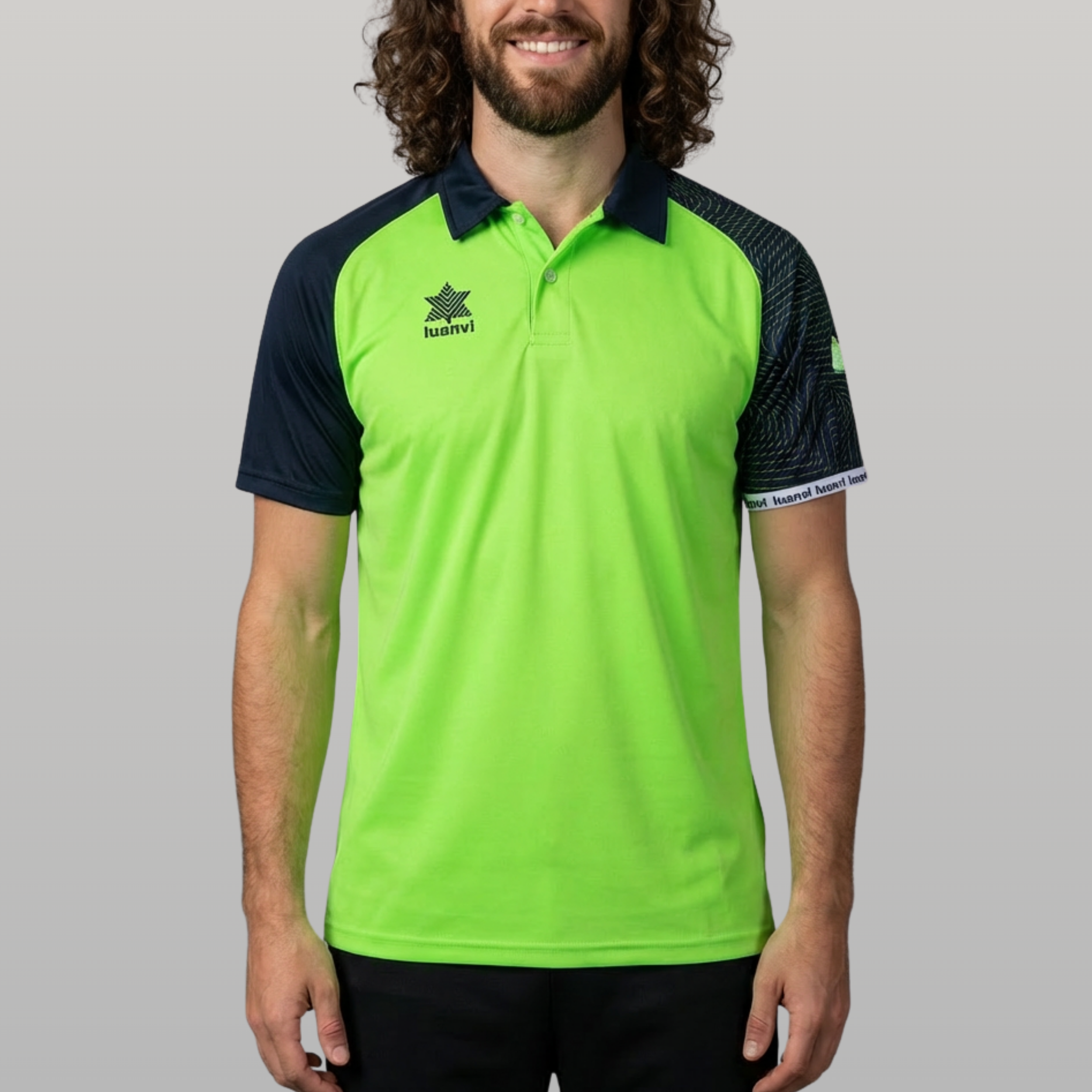 Polo Open - Pistacho/Negro