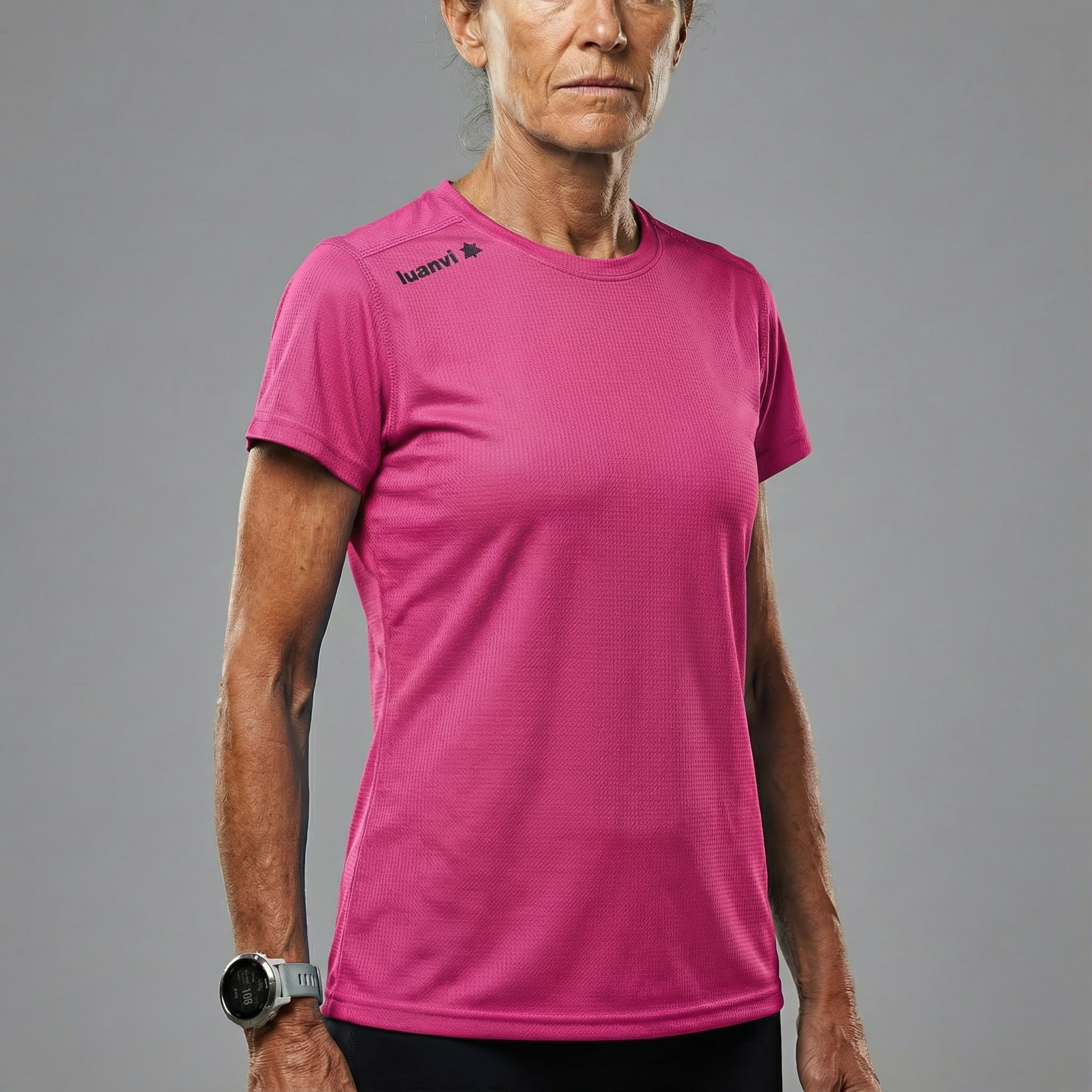 Pack de 5 Camisetas Nocaut Gama Sra - Rosa Flúor