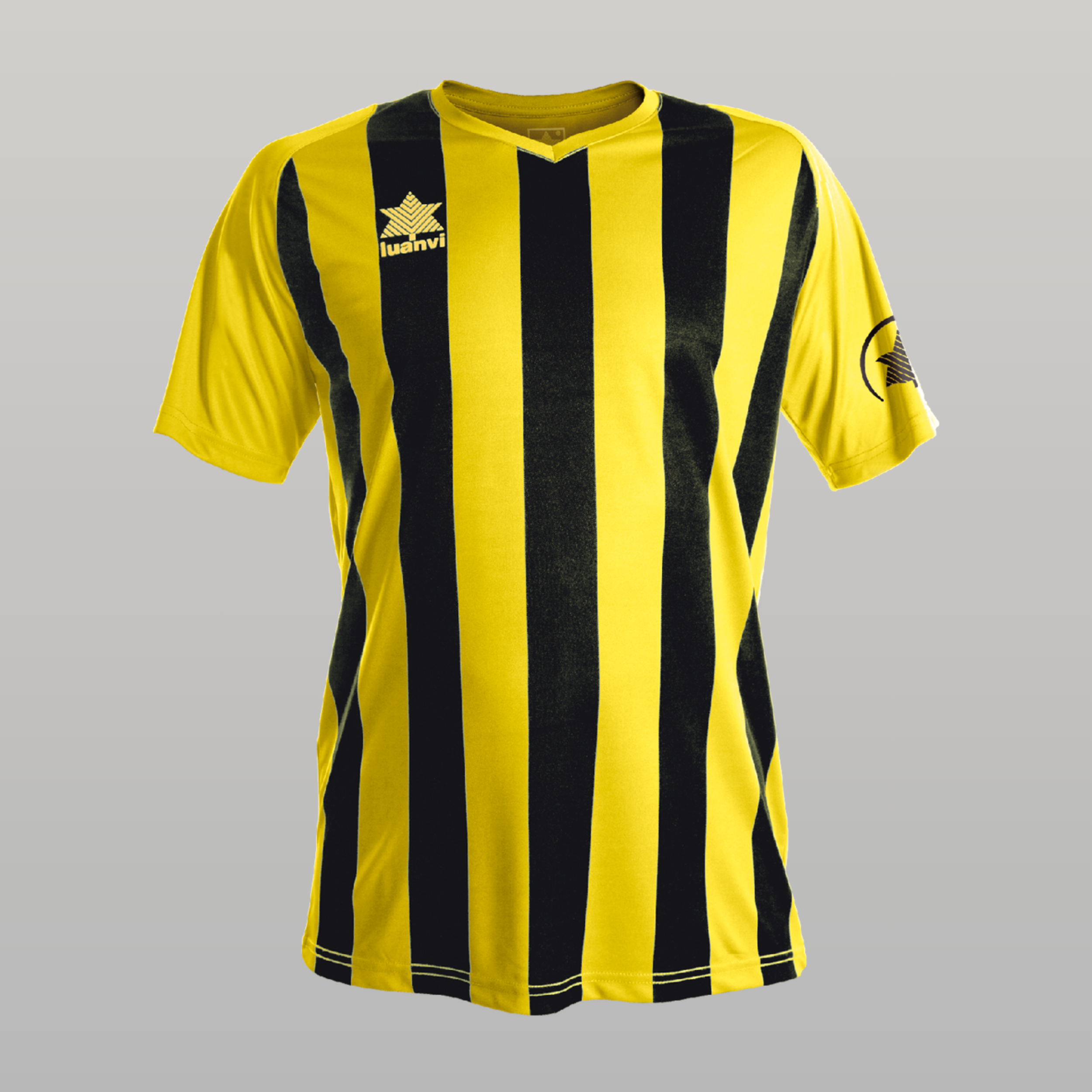 Camiseta New Listada - Amarillo/Negro