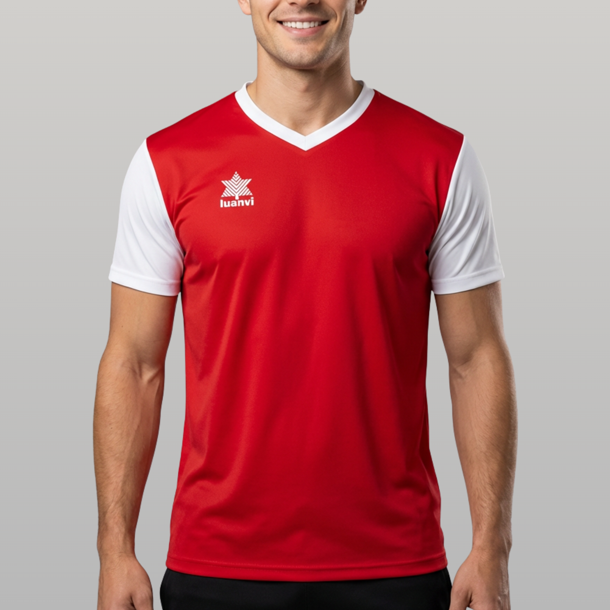 Camiseta Creta - Rojo/Blanco