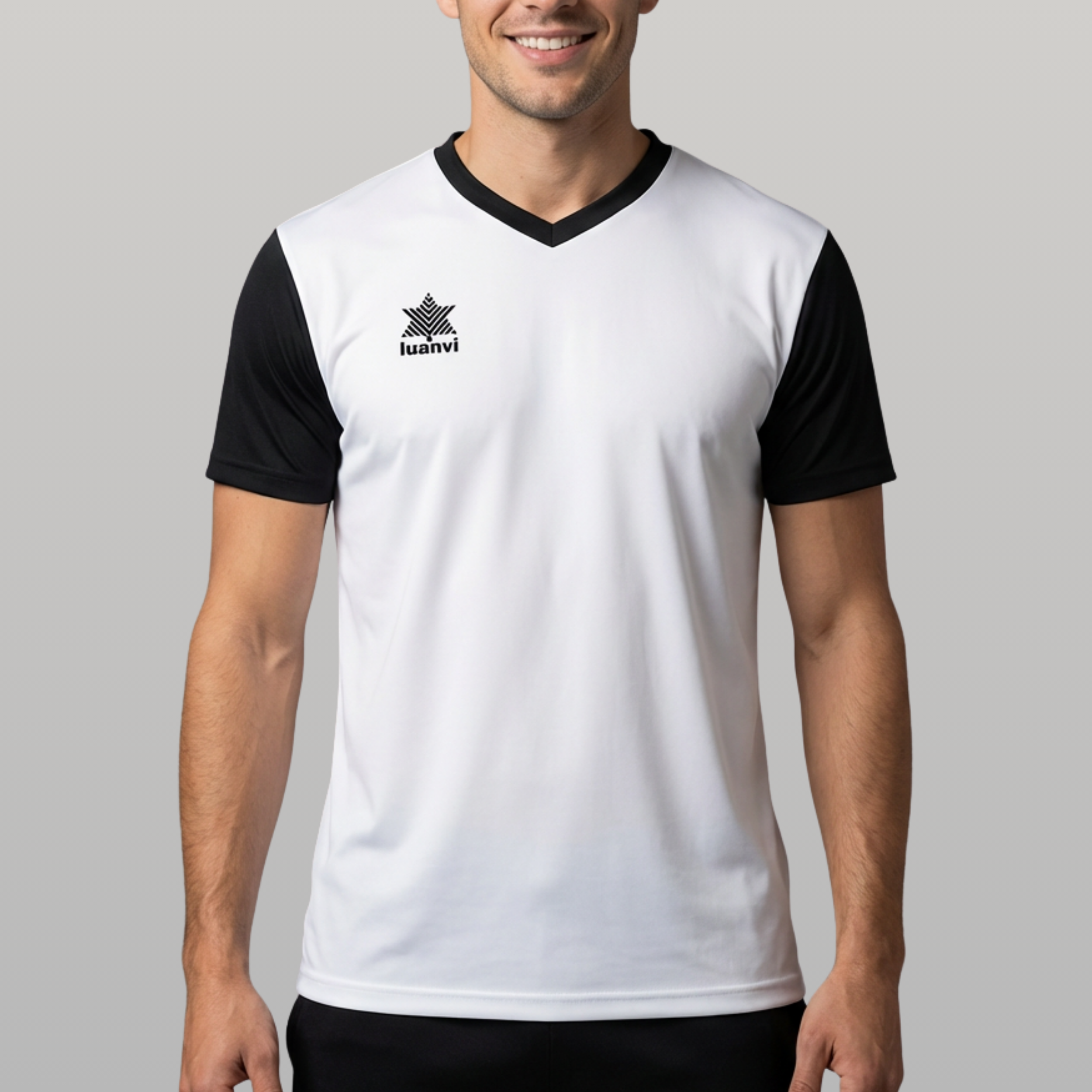 Camiseta Creta - Blanco/Negro