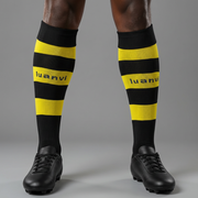 Media Listada - Negro/Amarillo