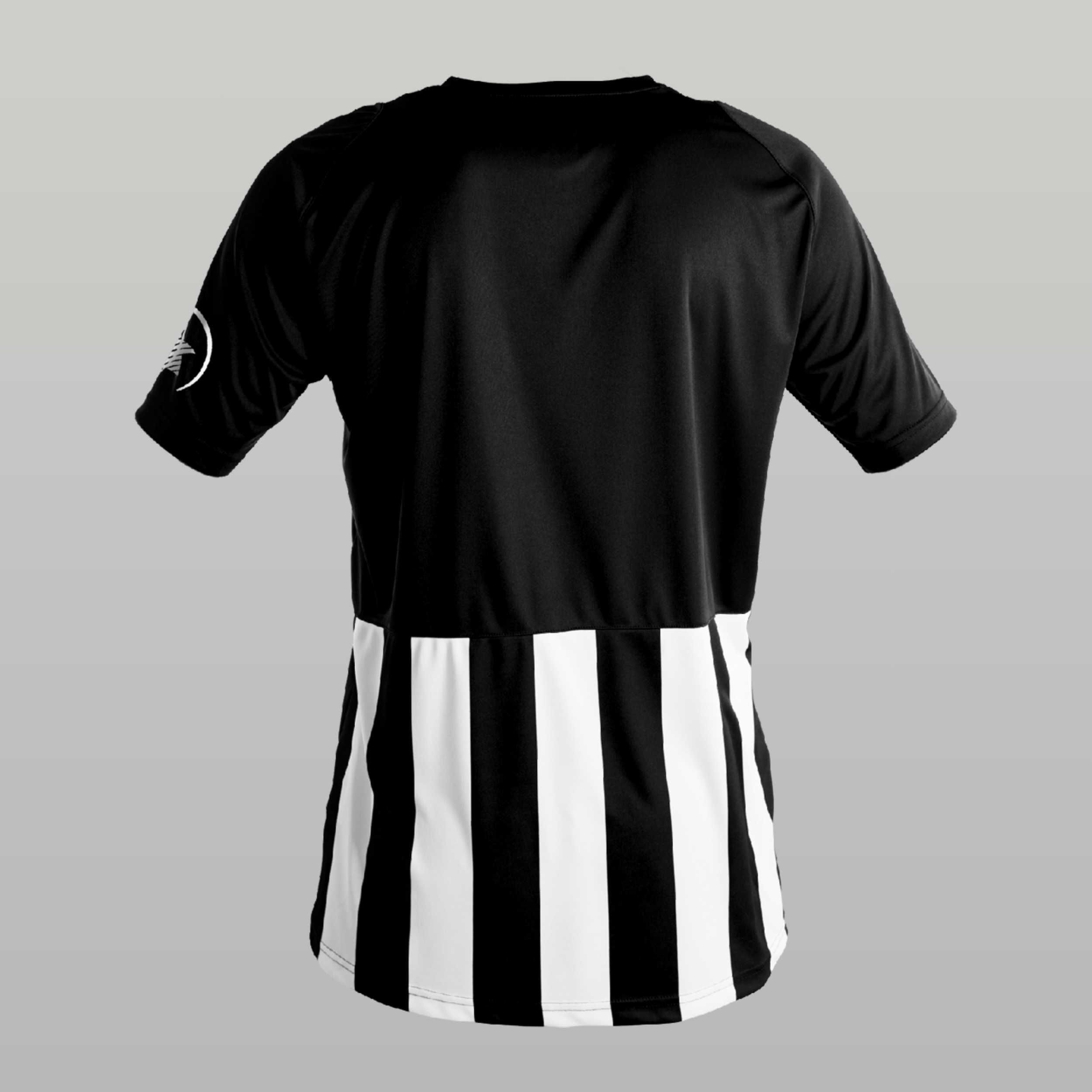 Camiseta New Listada - Negro/Blanco