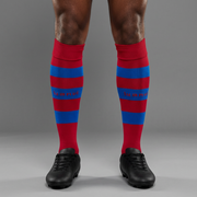 Media Listada - Granate/Royal