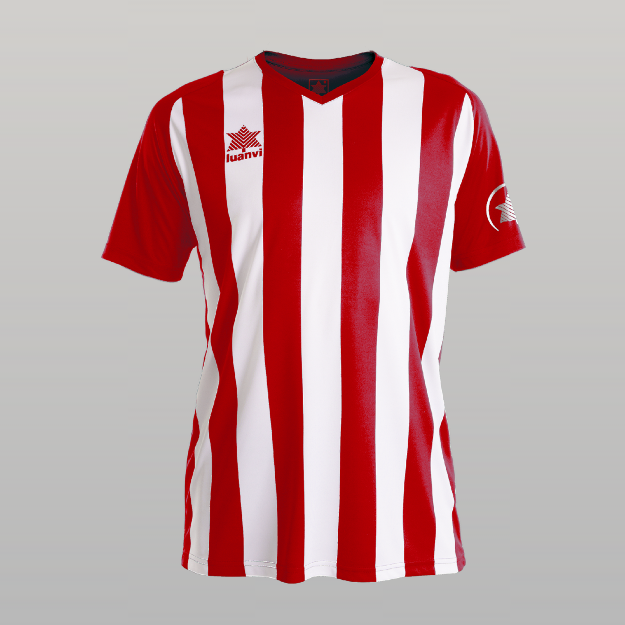 Camiseta New Listada - Rojo/Blanco