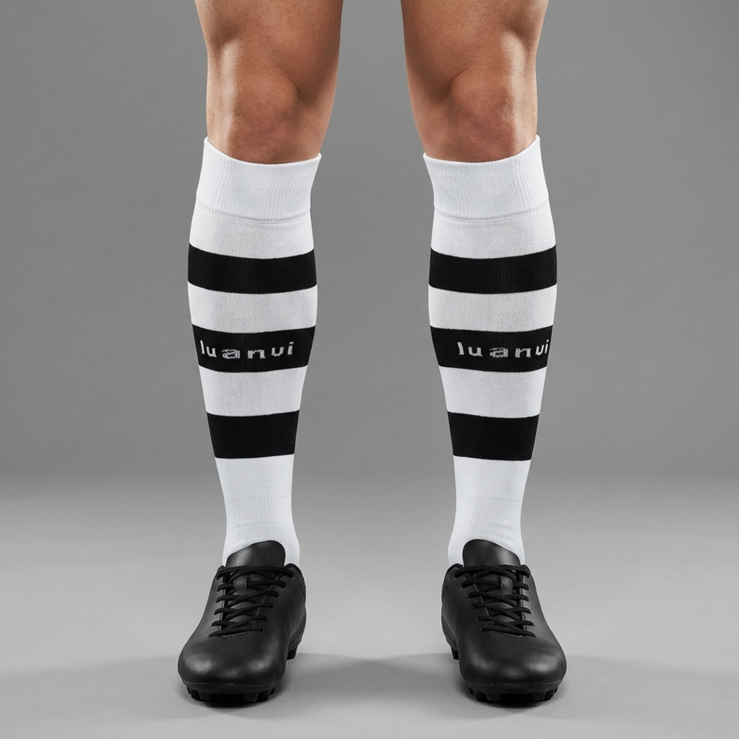 Media Listada - Blanco/Negro