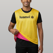 Pack de 5 Petos Reversibles Campus - Amarillo/Rosa Flúor