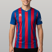 Camiseta New Listada - Azul/Granate