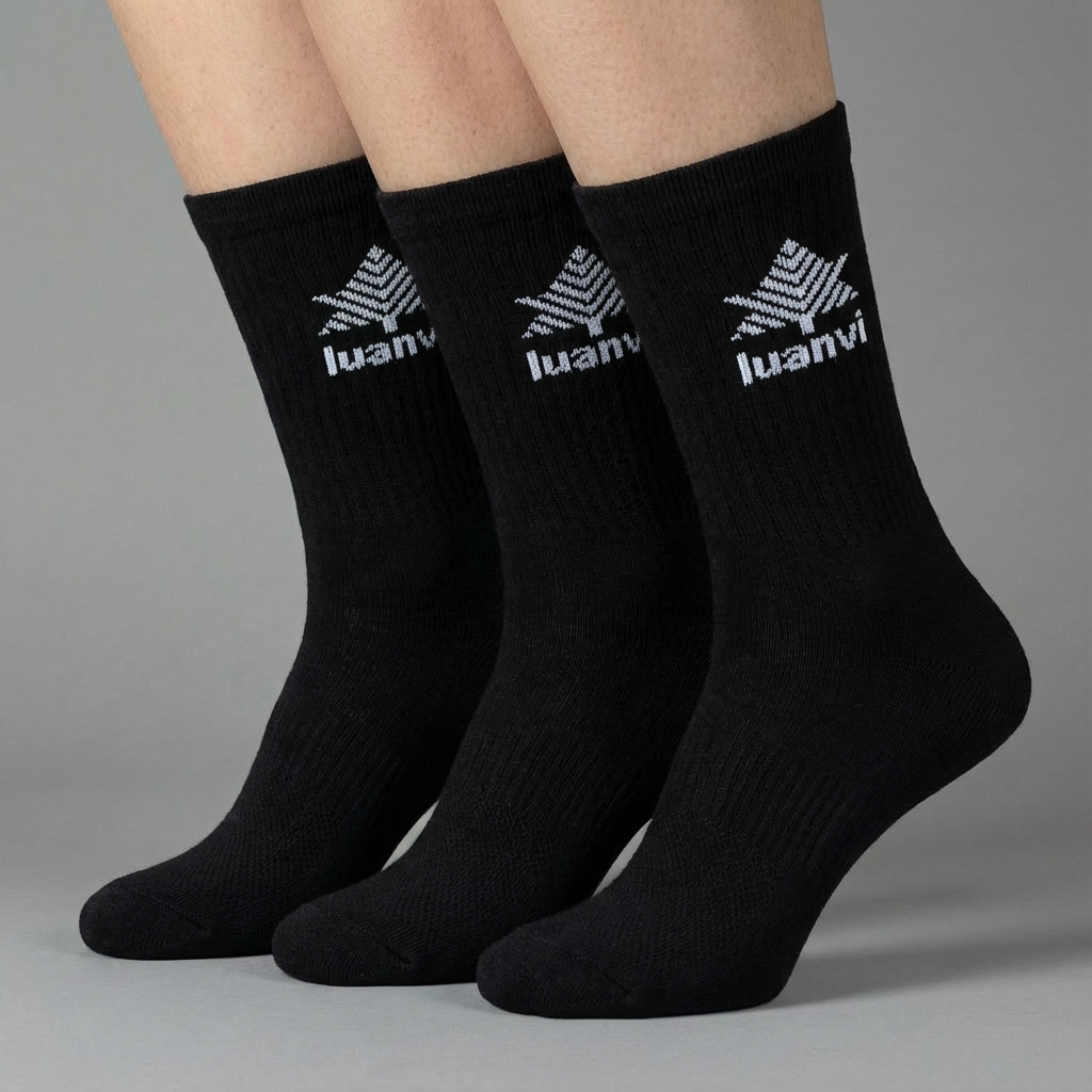 Pack de 3 calcetines de media caña - Negro