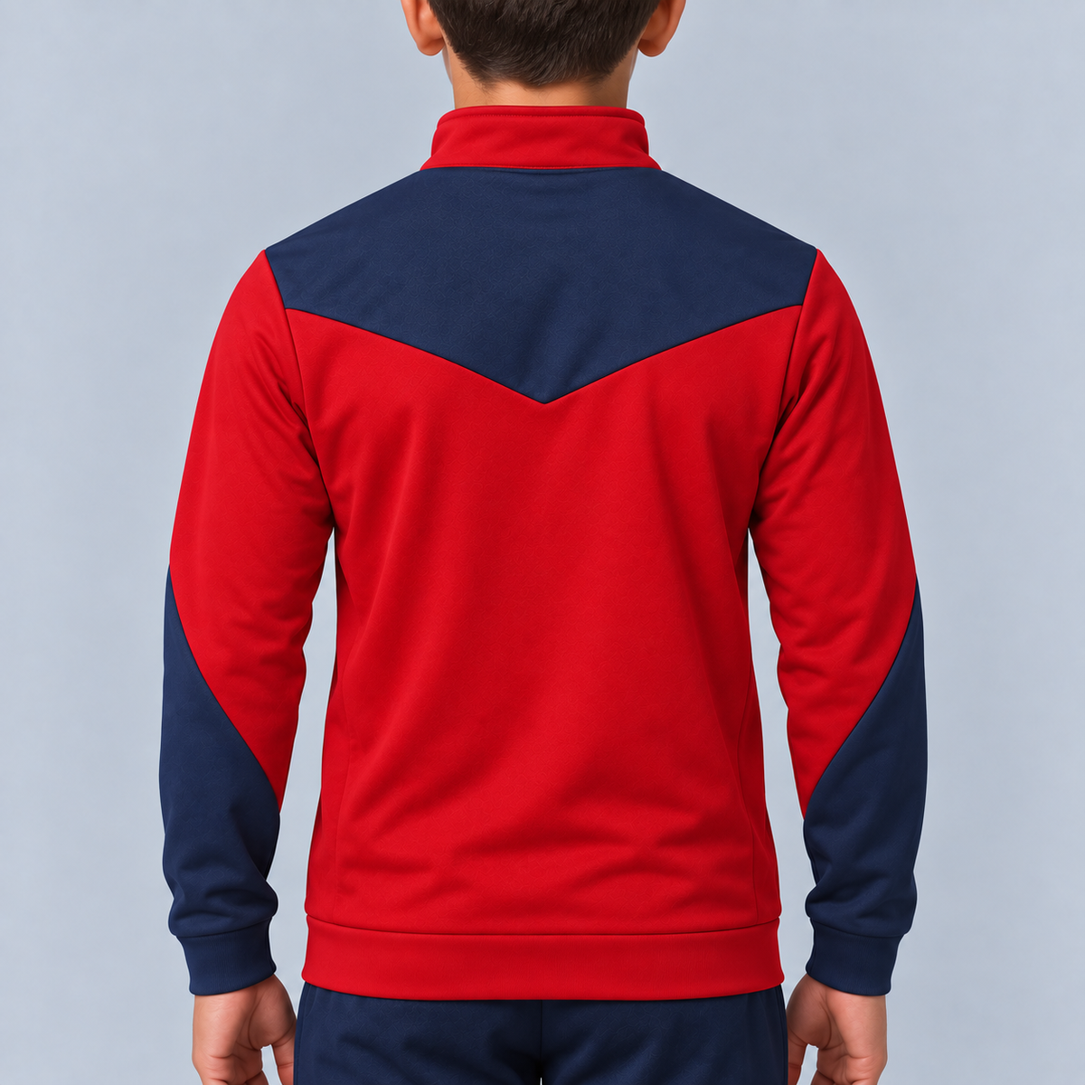 Chaqueta Deportiva Luanvi Duo Niño - Rojo/Antracita