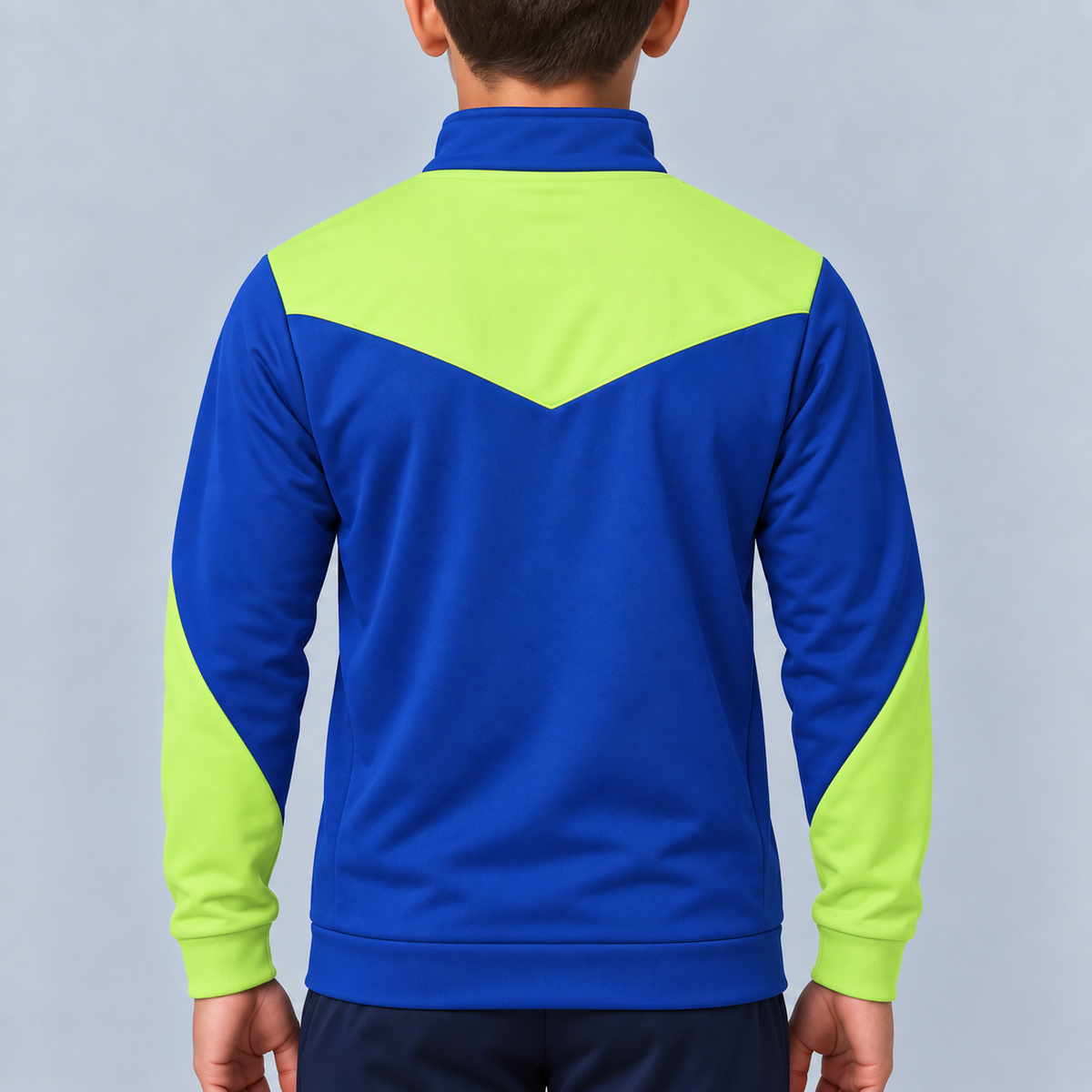 Chaqueta Deportiva Luanvi Duo Niño - Marino/Pistacho