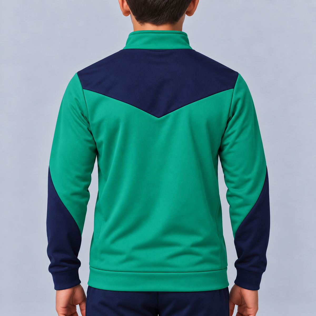 Chaqueta Deportiva Luanvi Duo Niño - Verde/Antracita