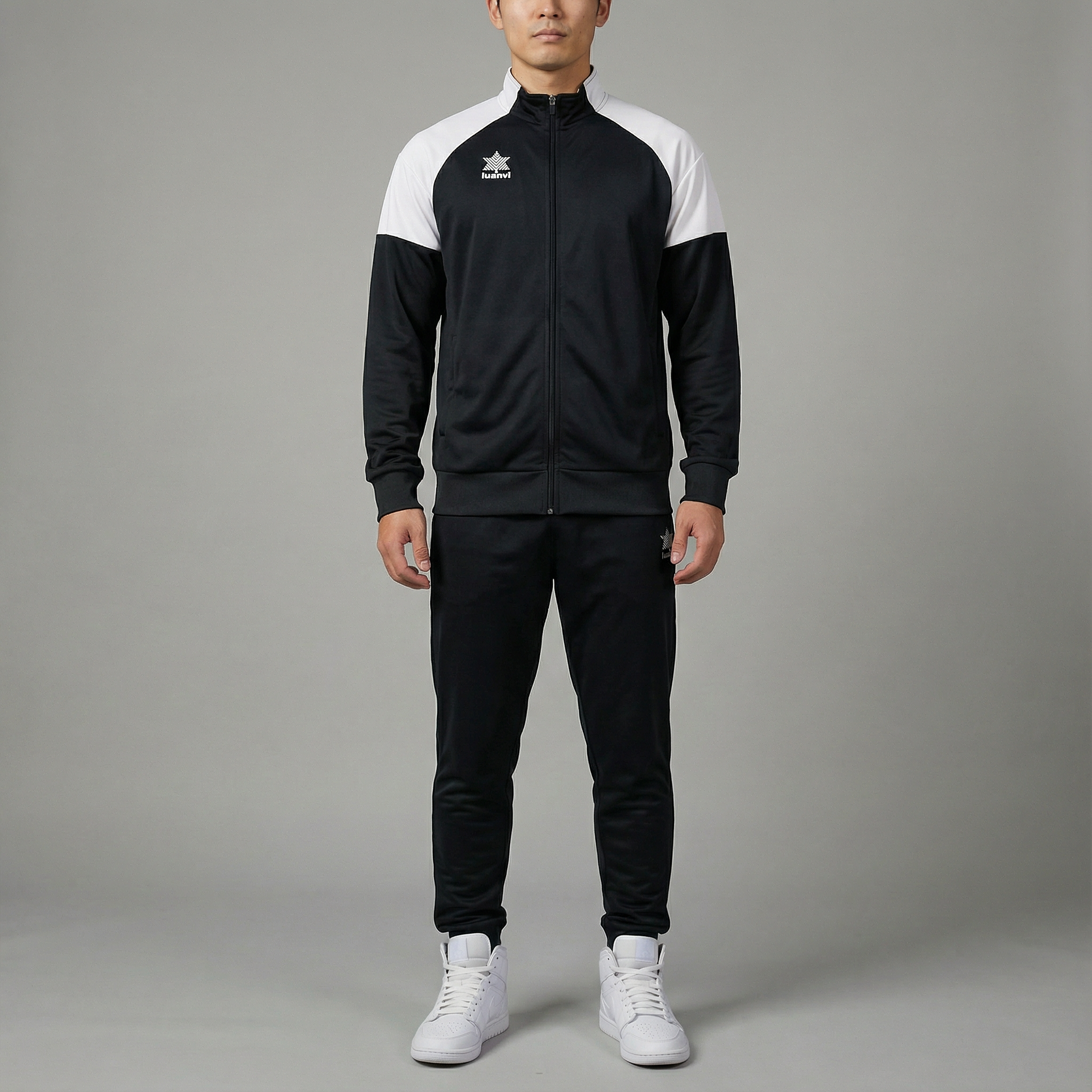 Chándal Nocaut - Negro/Blanco